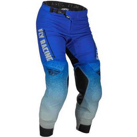 Kalhoty EVOLUTION DST. FLY RACING - USA 2023 (modrá/šedá)