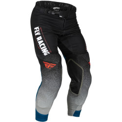 Kalhoty EVOLUTION DST. FLY RACING - USA 2023 (černá/šedá/modrá)