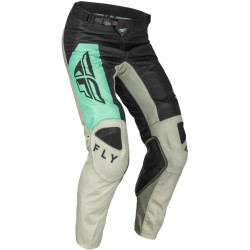 Kalhoty KINETIC JET, FLY RACING - USA 2023 (černá/mint/šedá)