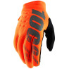 Rukavice BRISKER, 100% (fluo oranžová/černá)