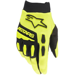 Rukavice FULL BORE, ALPINESTARS (žlutá fluo/černá) 2023