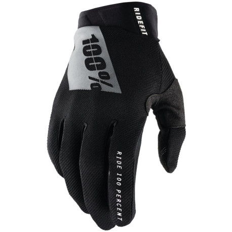 Rukavice RIDEFIT, 100% - USA (černá)