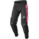 Kalhoty RACER COMPASS, ALPINESTARS, dětské (černá/zelená neon/růžová fluo) 2022
