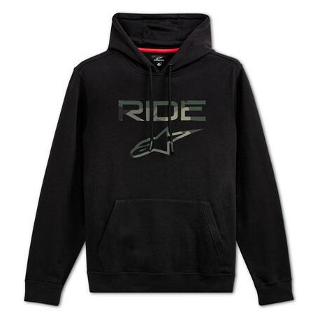 Mikina RIDE 2.0 CAMO HOODIE, ALPINESTARS (černá)