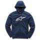 Mikina AGELESS II FLEECE, ALPINESTARS (modrá/bílá)