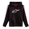 Mikina KIDS RACEY HOODIE, ALPINESTARS, dětská (černá/červená)