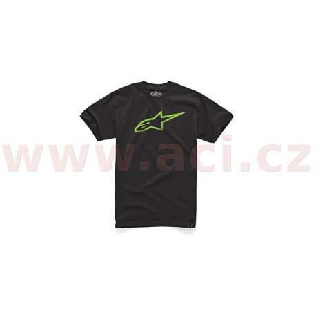 Triko AGELESS krátký rukáv, ALPINESTARS (černé/zelené)