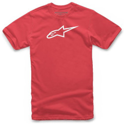 Triko AGELESS CLASSIC TEE krátký rukáv, ALPINESTARS (červená/bílá)