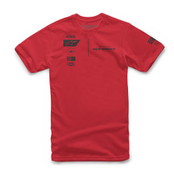 Triko POSITION TEE, ALPINESTARS (červená)