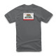 Triko CALI 2.0 TEE, ALPINESTARS (tmavá šedá)