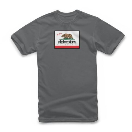 Triko CALI 2.0 TEE, ALPINESTARS (tmavá šedá)
