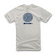 Triko REAL SPIRAL TEE, ALPINESTARS (bílá/modrá)