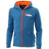 Mikina na zip RADICAL, KTM, dětská (modrá)