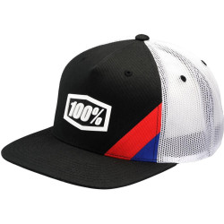 Kšiltovka Cornerstone Trucker, 100% (černá/bílá)