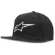 Kšiltovka AGELESS FLATBILL, ALPINESTARS (černá/bílá)