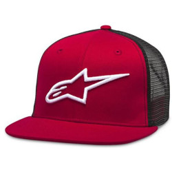 Kšiltovka CORP TRUCKER, ALPINESTARS (červená/černá)