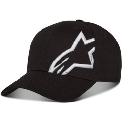 Kšiltovka CORP SNAP 2 HAT, ALPINESTARS (černá/bílá)