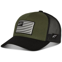 Kšiltovka FLAG SNAP HAT, ALPINESTARS (zelená/černá)