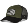 Kšiltovka FLAG SNAP HAT, ALPINESTARS (zelená/černá)