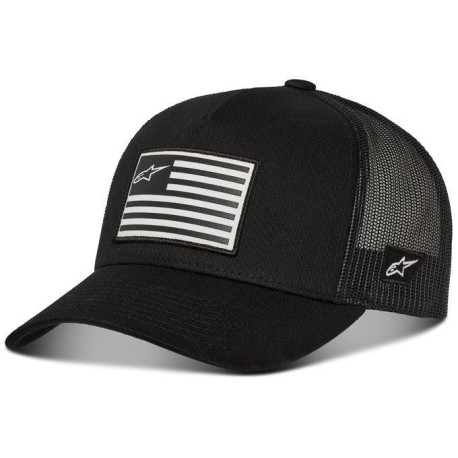 Kšiltovka FLAG SNAP HAT, ALPINESTARS (černá)