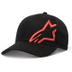 Kšiltovka CORP SNAP 2 HAT, ALPINESTARS (černá/červená fluo)
