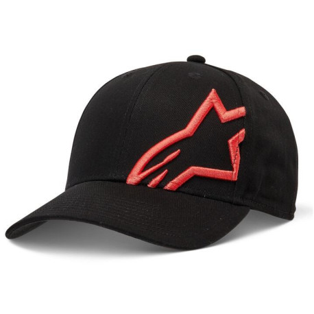 Kšiltovka CORP SNAP 2 HAT, ALPINESTARS (černá/červená fluo)