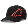 Kšiltovka CORP SNAP 2 HAT, ALPINESTARS (černá/červená fluo)
