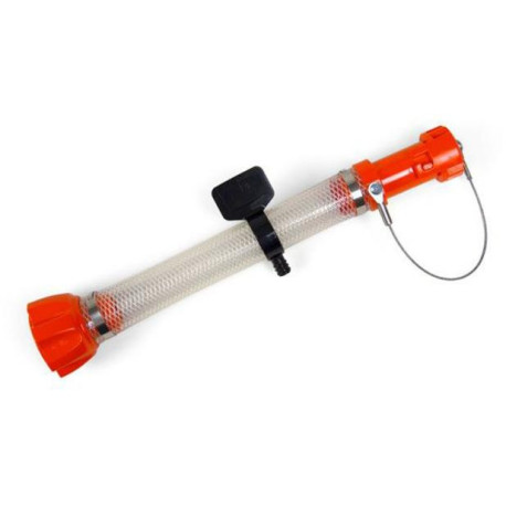 Koncovka s hubicí pro kanystr R15, RTECH (oranžová)