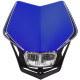 UNI přední maska včetně světla V-Face FULL LED, RTECH (modrá/černá)