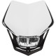 UNI přední maska včetně světla V-Face FULL LED, RTECH (bílá/černá)