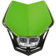 UNI přední maska včetně světla V-Face FULL LED, RTECH (zelená/černá)