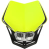 UNI přední maska včetně světla V-Face FULL LED, RTECH (neon žlutá/černá)