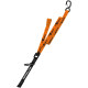 Upínací popruhy s rychloupínací spojkou (šířka 38 mm / délka 2 m / nosnost 550 kg), RTECH (1 pár, oranžový)