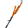 Upínací popruhy s rychloupínací spojkou (šířka 38 mm / délka 2 m / nosnost 550 kg), RTECH (1 pár, oranžový)