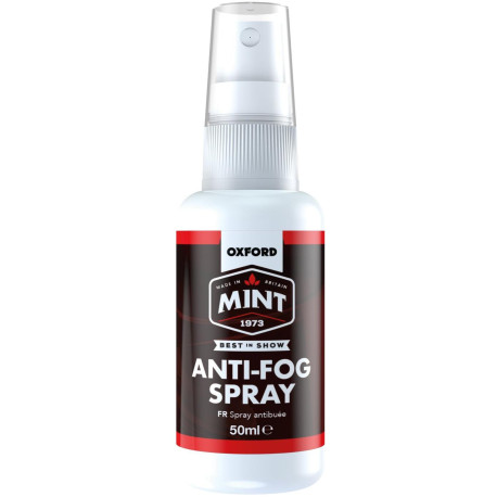 MINT antifog sprej proti mlžení plexi, aplikátor s rozprašovačem 50 ml