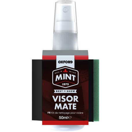 MINT univerzální čistič ve spreji s rozprašovačem, integrovanou stěrkou a houbičkou VisorMate 50 ml