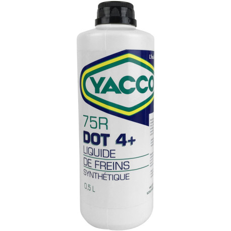 Brzdová kapalina YACCO 75 R DOT 4+, YACCO (500 ml)