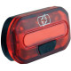 Světlo na kolo zadní BRIGHT TORCH REDLINE, OXFORD (LED, světelný tok 5 lm)