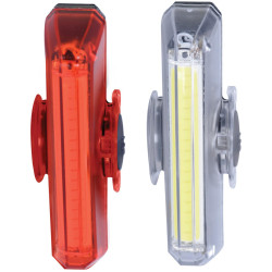Sada světel na kolo ULTRA TORCH SLIMELINE, OXFORD (LED, světelný tok 100/50 lm)