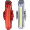 Sada světel na kolo ULTRA TORCH SLIMELINE, OXFORD (LED, světelný tok 100/50 lm)
