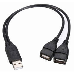 Náhradní Y USB konektor pro možnost dobíjení cyklo světel s USB, OXFORD