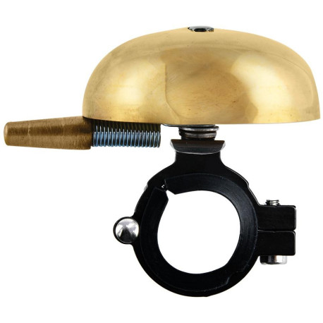Zvonek na kolo CLASSIC PING BRASS BELL, OXFORD (mosazný plášť)