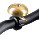 Zvonek na kolo CLASSIC PING BRASS BELL, OXFORD (mosazný plášť)