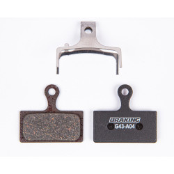 Brzdové destičky pro systémy SHIMANO, BRAKING (směs Organic) 2 ks v balení