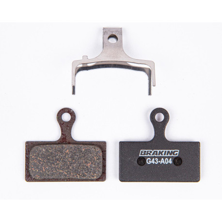 Brzdové destičky pro systémy SHIMANO, BRAKING (směs Organic) 2 ks v balení