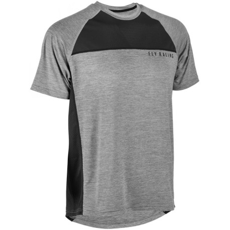 Cyklo dres SUPER D, FLY RACING - USA (černá/šedá)