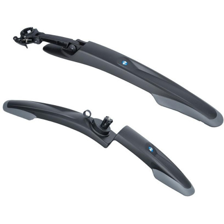 Sada plastových blatníků MUDSTOP MTB, OXFORD (černé/šedé)