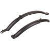 Sada plastových blatníků přední/zadní MUDSTOP 1 HYBRID 700C, OXFORD (černé)