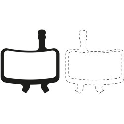 Brzdové destičky pro systémy AVID, FULL STOP (sinterovaná směs) sada 2 ks
