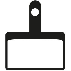Brzdové destičky pro SHIMANO/TEKTRO/CLARKS/GIANT/QUAD/RST/TRP, FULL STOP (semi-metalická směs, základna z ALU slitiny) sada 2 ks